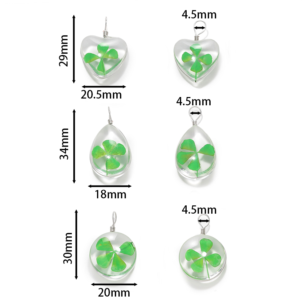 5pcs Green Lucky Four Leaf Clo - Red Clover Flower review and price