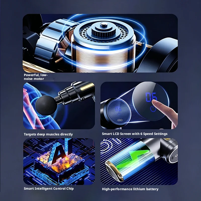 6 Speed Mini Electric Fascia G - Health Wellness review and price