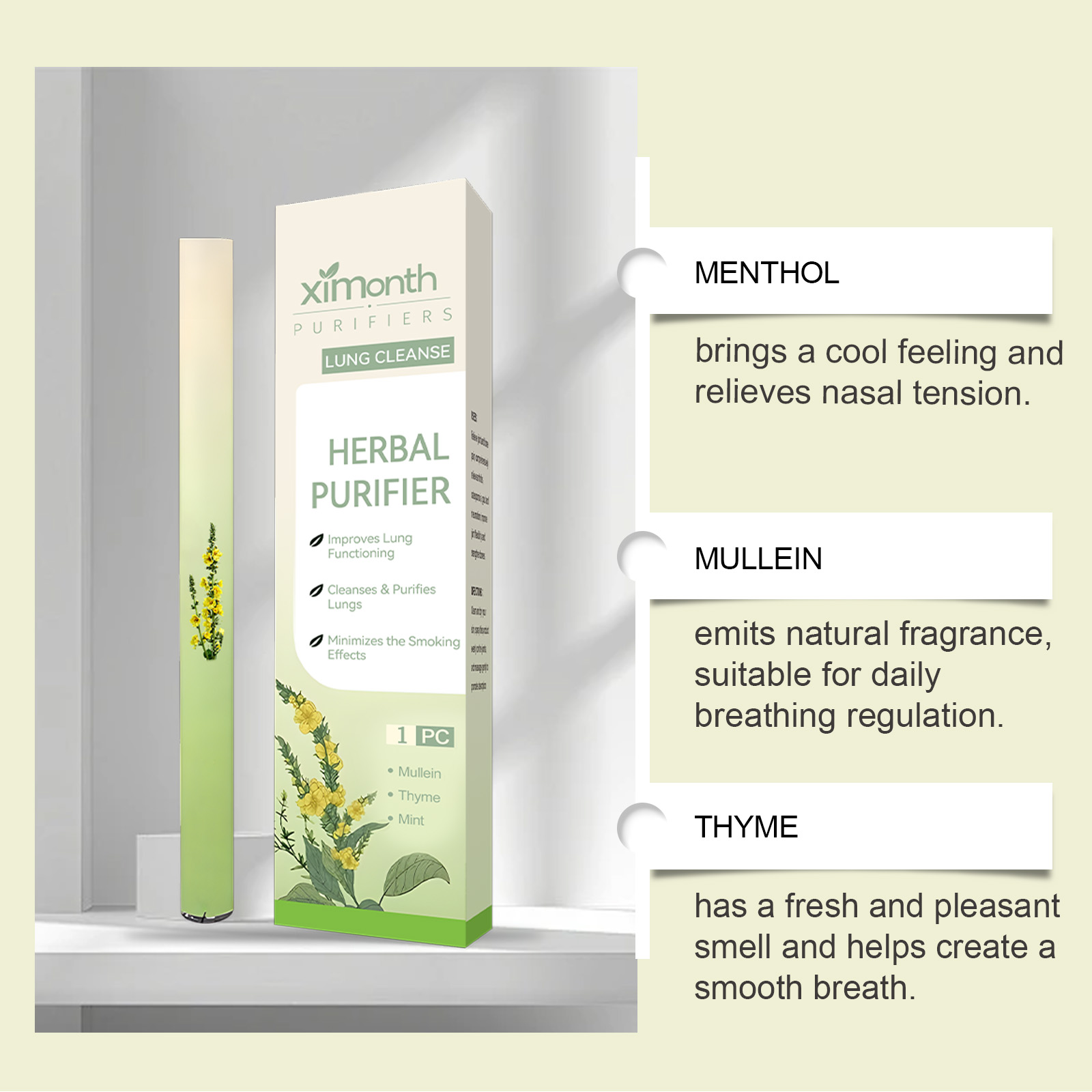 Natural Herbal Breathing Stick - Natural Herbal Wellness review and price