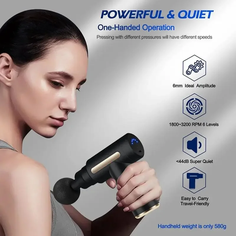 Portable Fascial Massage Gun E - Health Wellness review and price