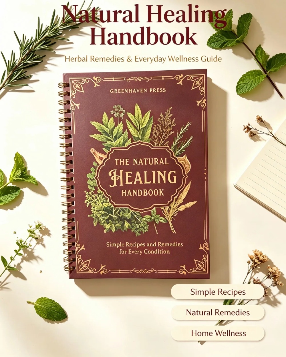 The Natural Healing Handbook N - Natural Herbal Wellness review and price